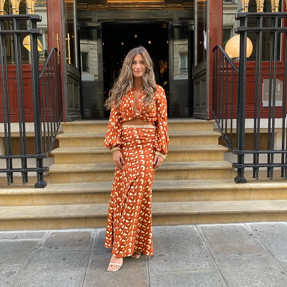 Zara beaded 2 piece set